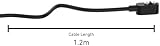 Ledlenser Premium LED Torch Accessories USB Magnetic Charging Cable 1.2m view 2
