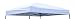 Trademark Innovations SLANTOP-10WHITE Square Replacement Canopy Gazebo Top, 8' x 8', Silvery White