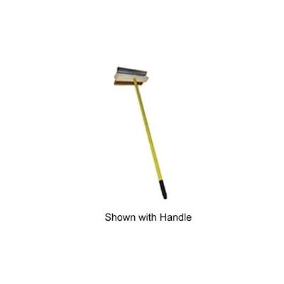 Winco BR-10 Brass Wire Oven Bristle Brush with Metal Scraper