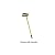 Winco BR-10 Brass Wire Oven Bristle Brush with Metal Scraper