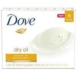 Dove Beauty Bar, Dry Oil, 8 Bar, 4 oz