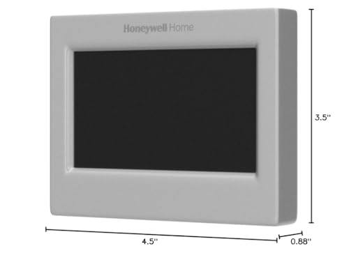 Honeywell Home RTH9585WF1004 Wi-Fi Smart Color Thermostat, 7 Day Programmable, Touch Screen, Energy Star, Alexa Ready, Gray - View 3