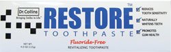Dr. Collins  Restore Toothpaste, 4-Ounce Box