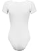 FPT Womens Basic Short Sleeve Bodysuit WHITE MEDIUM