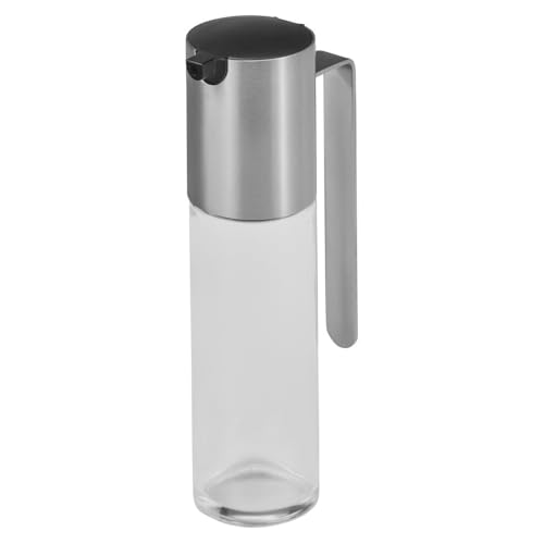 WMF Basic Vinegar Oil Dispenser 120 ml, Vinegar and Oil Dispenser with Aroma Lid, Return Opening, Glass Container, Cromargan Matte Stainless Steel