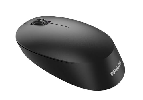 Philips SPK7307 Souris sans Fil - 1600 dpi, 2,4 GHz, expérience de clic Silencieux, Noir