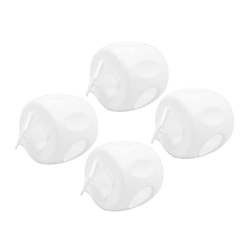 Milisten 4Pcs Safety Door Knob Covers Door Handle Protectors Easy Install Childproofing Locks for Home Bedroom Bathroom Kitchen Use