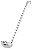 Crestware OPL001/2 1/2-Ounce 1-Piece Ladle, 1, Silver