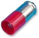 CML Innovative Technologies 1512135UR3 Lamp, Red LED, T-1 3/4 Midget Groove, 24 VDC, 14 mA, 330 mcd, Replaces Incand. (1 piece)