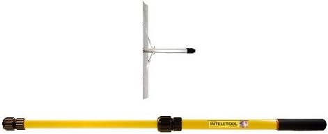 Inteletool Telescopic 8 to 16 foot Snow Removal Roof Rake 2 to 4 foot