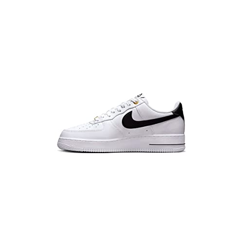 Nike Men's Air Force 1 Shoe, Black/Fire Red White