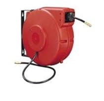 Workforce Retractable Enclosed Plastic Air Hose Reel, 3/8 in. x 50 ft., PVC, - L8250
