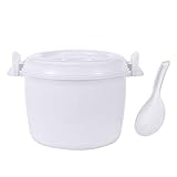 FEESHOW Portable Microwave Rice Cooker with Rice