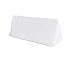 Hermell Foam Bed Wedge Pillow for Side Sleepers (White)