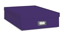Pioneer Jumbo Scrapbook Storage Box, Purple