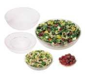 Camwear Salad Bowl, Pebbled, 23'', Round, Polycarbonate, Break Resistant, Smooth Interior, (4 Per (4 Pieces/Unit)
