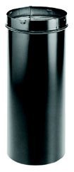 195608 8"x 14" Slip Connector Black Stovepipe