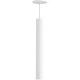 Maxim Lighting 86438WT Calibro - 7W 1 LED Outdoor Pendant-20 Inches Tall and 2.5 Inches Wide, Finish Color: White
