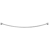 Gatco 825 Curved Shower Rod, Chrome