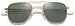 AO Eyewear Original Pilot 55mm 23K Gold Frame Bayonet Temple Cosmetan Brown Glass Lens Sunglasses USMC USAF USN