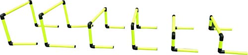 Sportsgear Set Of 6 Adjustable Speed Agility Hurdles Set 6" 9" 12" (2 Each)