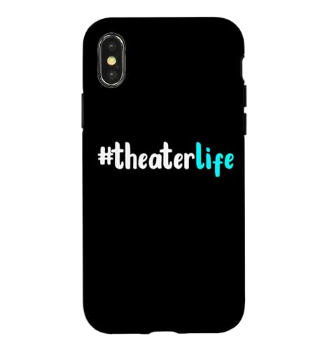 Hashtag Theater Life #theaterlife Fun Actor Actress Director Case for iPhone X/…