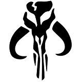Bargain Max Star Wars Mandalorian Skull Boba Fett Sticker Decal Notebook Car Laptop 6