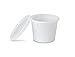Bariatric Food Portioning Containers with Easy Secure Lids by OakRidge Products (4 Ounce) (50 Pack)