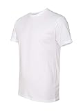 Next Level Mens Premium Fitted CVC Crew Tee (N6210) -WHITE -XS