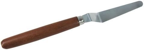 6 3/4" Long Wooden Handled Offset Artist's Spatula Pkg. (3)