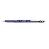 Pilot P-700 Roller Ball Stick Gel Pen, Purple Ink, Fine, Dozen