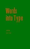 Words Into Type, 3rd Edition