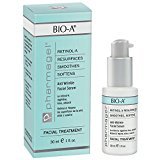 Pharmagel Bio-A Facial Serum | Retinol Serum | Anti Aging and Anti Wrinkle | Smoothes, Softens, & Brightens Skin | Acne Discoloration Treatment - 1 Fl Oz