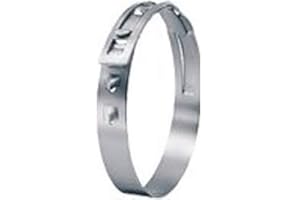 TJ LONGDA 5 Pieces Earless Low Profile CV Joint Boot Clamps 3.4" or 87.5 mm Stainless Steel