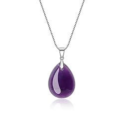 COAI 925 Sterling Silver Amethyst Healing Crystal