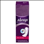 Always Dri-Liners Maximum Protection 34 CT (Pack of 3)