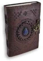 christmas celebrations Special Leather Diary/Journal / Notebook with Naturally Treated Paper for Corporate Gift or Personal Memoir: Ancient Stone (10155)