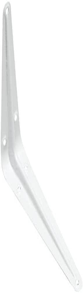 Merriway BH05493 (8 Pcs) London Style Shelf Brackets 225 x 175mm (9 x 7 Inch) White - Pack of 8 Pieces