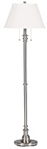 Kenroy Home 30438BS Spyglass Floor Lamp, Brushed Steel