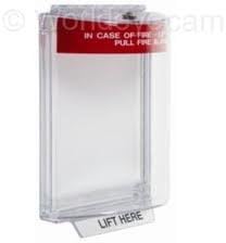 Pull Station Protector with Universal Stopper with Horn-Surface Mount -Fire Label STI-13020FR