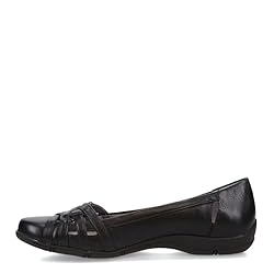 LifeStride Women's Diverse Flat, Black, 10 M US