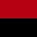 HDE Women's Color Block Fold Over Waist Yoga Pants Flare Leg Workout Leggings (X-Large, Red)