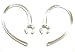 Affordable 3 SB Replacement Earhook Bluetooth Motorola Whisper, Hk250, H790, Jawbone Era Streak, Plantronics M70, M20, M50, Headset Earpiece Ear Hook Clip