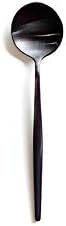 Cutipol Moon tea/coffee spoon 1 piece, Professional anthorization Brand (Matte black)
