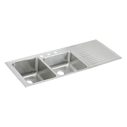 Elkay Lustertone Classic ILGR5422L1 Stainless Steel Offset Double Bowl Drop-in…