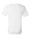 Bella + Canvas Unisex Jersey Short Sleeve Deep V-Neck Tee (White) (XL)