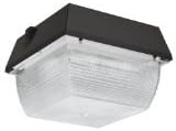 TYO 90W LED Canopy Light Fixture with Philips LED and ETL Certificates - Daylight White 10800 Lumens - 120/277 Volt-250--400W HID Replacement-Bronze Finish-TYO Technology