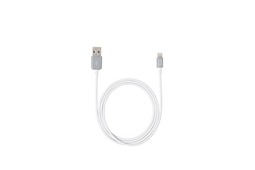 iStore Apple Certified Lightning Sync/Charge Cable, 3.3 Feet, White Grey (ACC96…