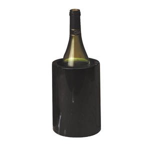 American Metalcraft MWC59 Tabletop Marble Wine Cooler, Black, 5-Inch Diameter