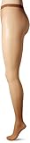 No Nonsense Women's Sheer To Waist Toe Pantyhose, Tan, Plus
